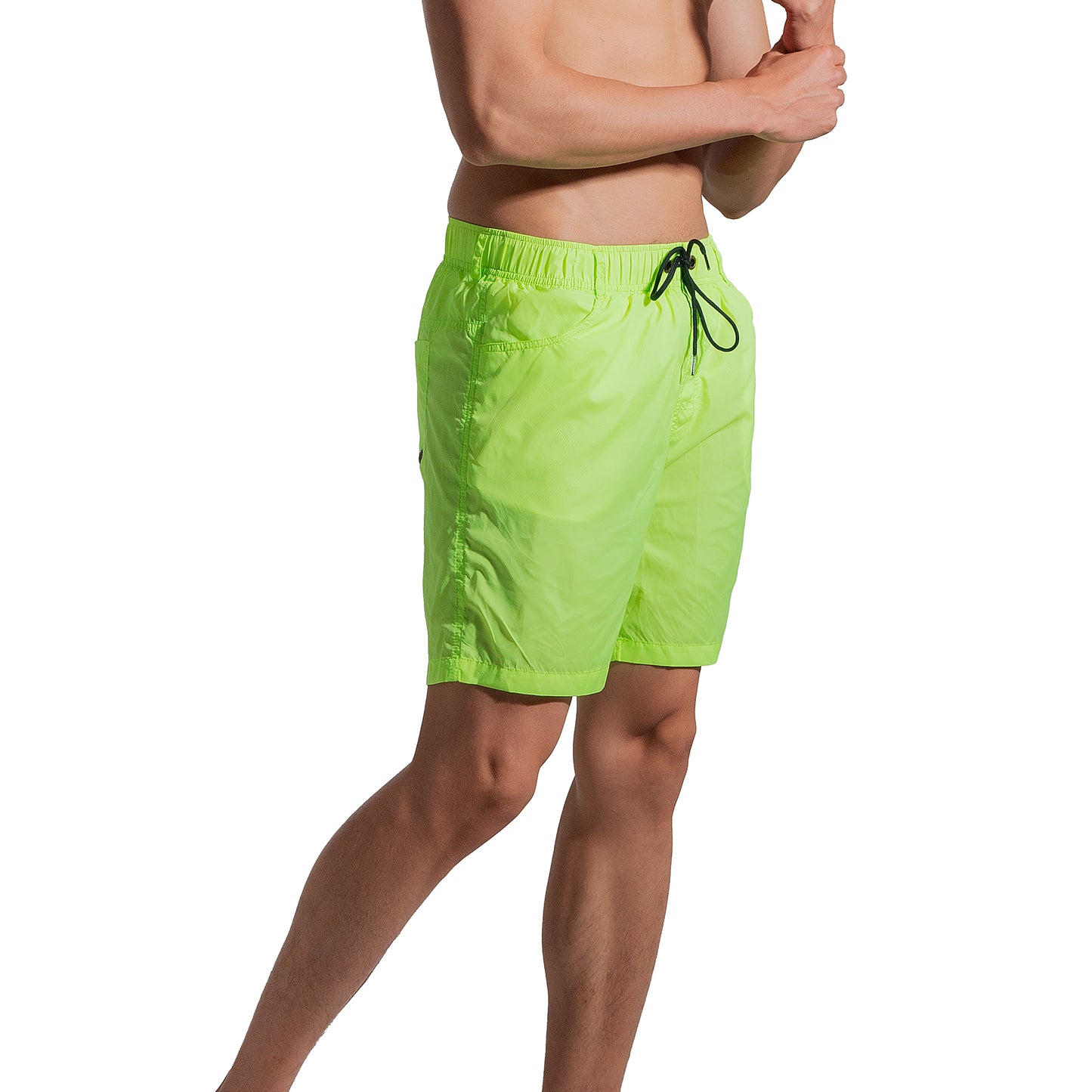 DESMIIT Men's Beach pants vacation travel quick drying 4-point Board Shorts Large swimsuit S8909