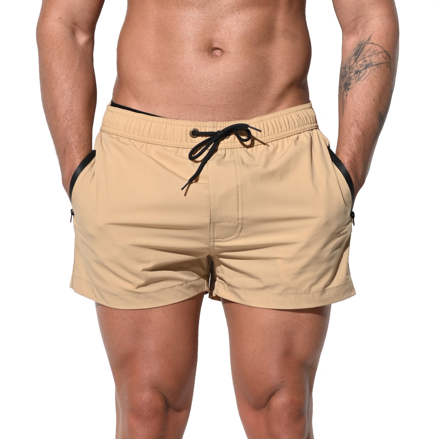 Men's Sexy Hot Thin Sports Shorts Portable Board Shorts Swimwear B2234