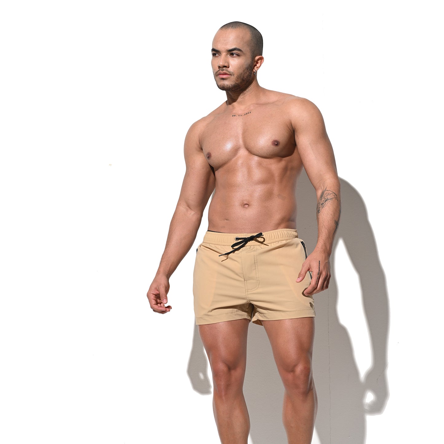 Men's Sexy Hot Thin Sports Shorts Portable Board Shorts Swimwear B2234