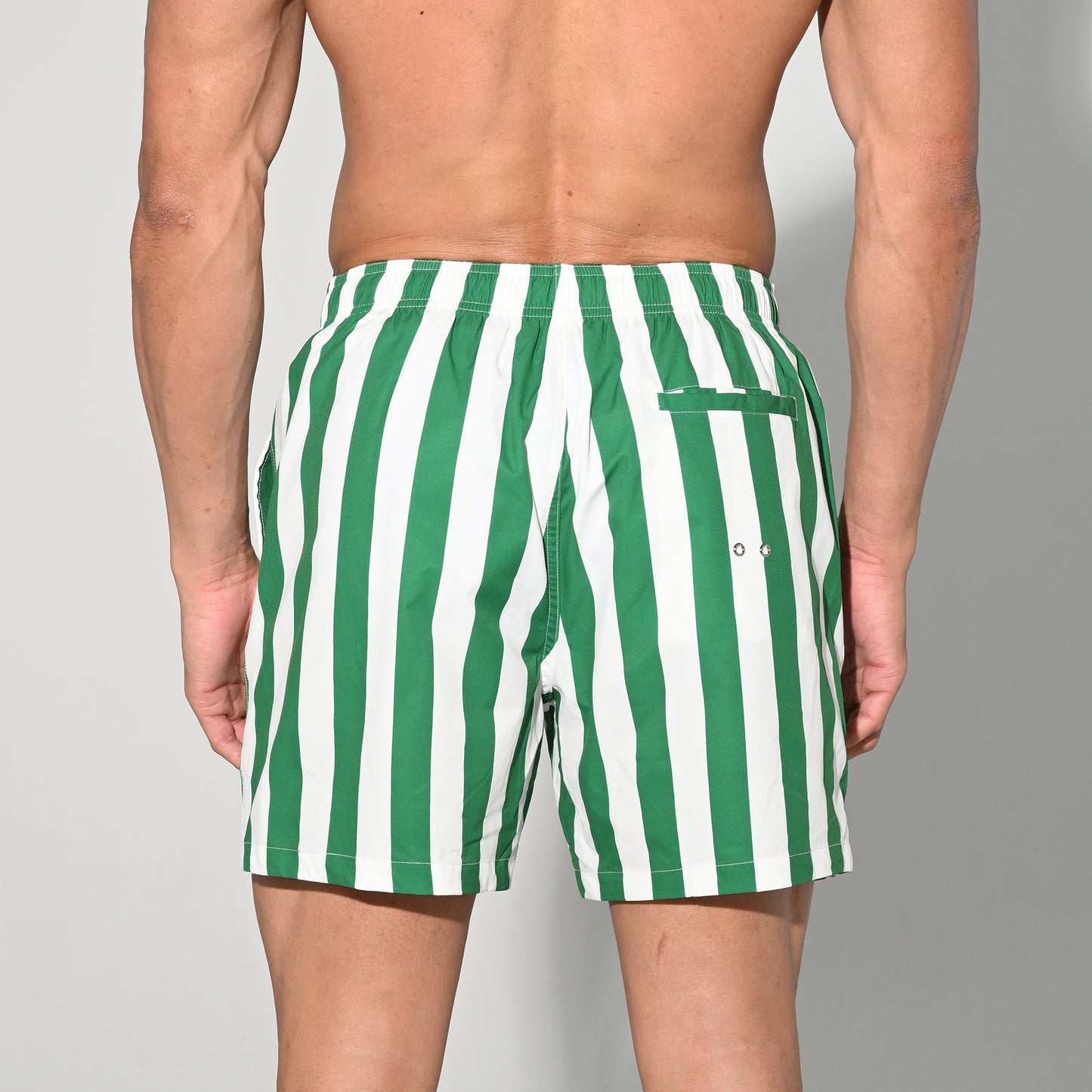 Fast Dry Men’s Drawstring Board Shorts Durable Beach Shorts Sports Swimwear with Pockets B3573