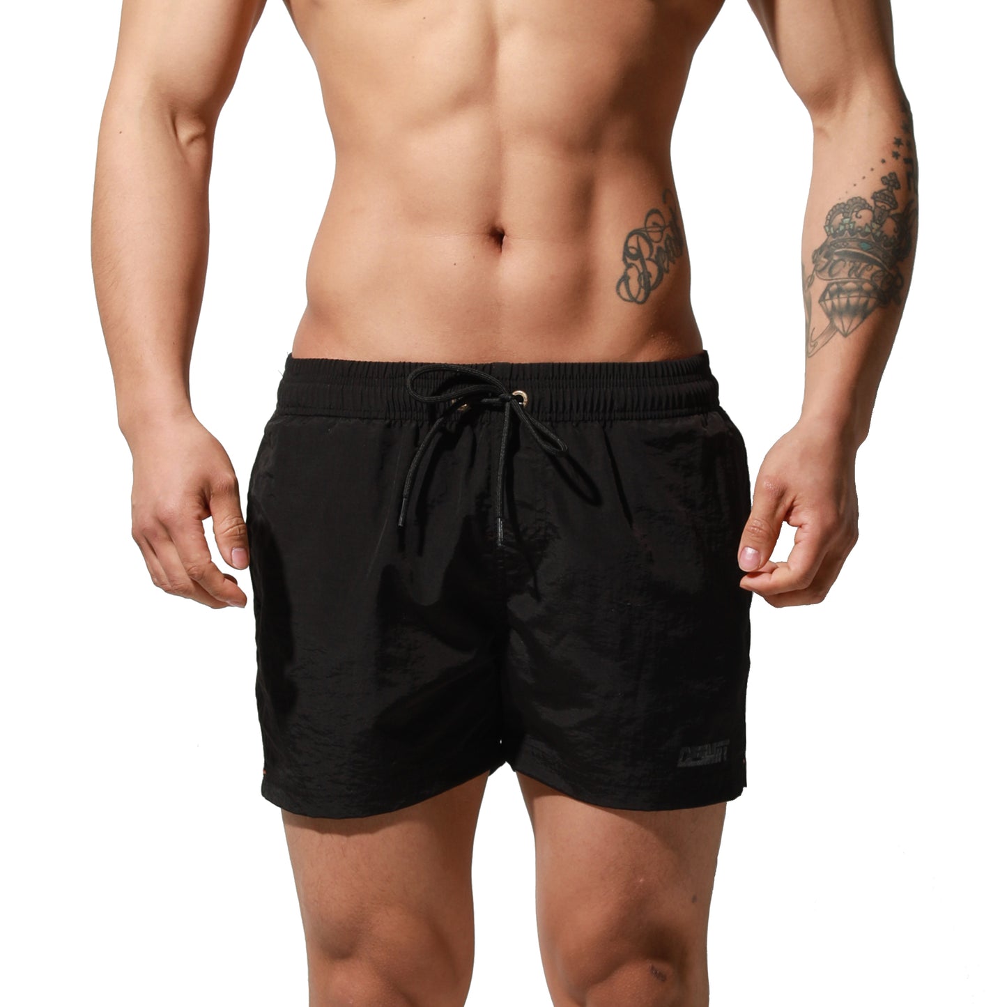 DESMIIT Men's Qucik-Dry Board Shorts Loose Swimming All-Day Comfort Surfing S6020