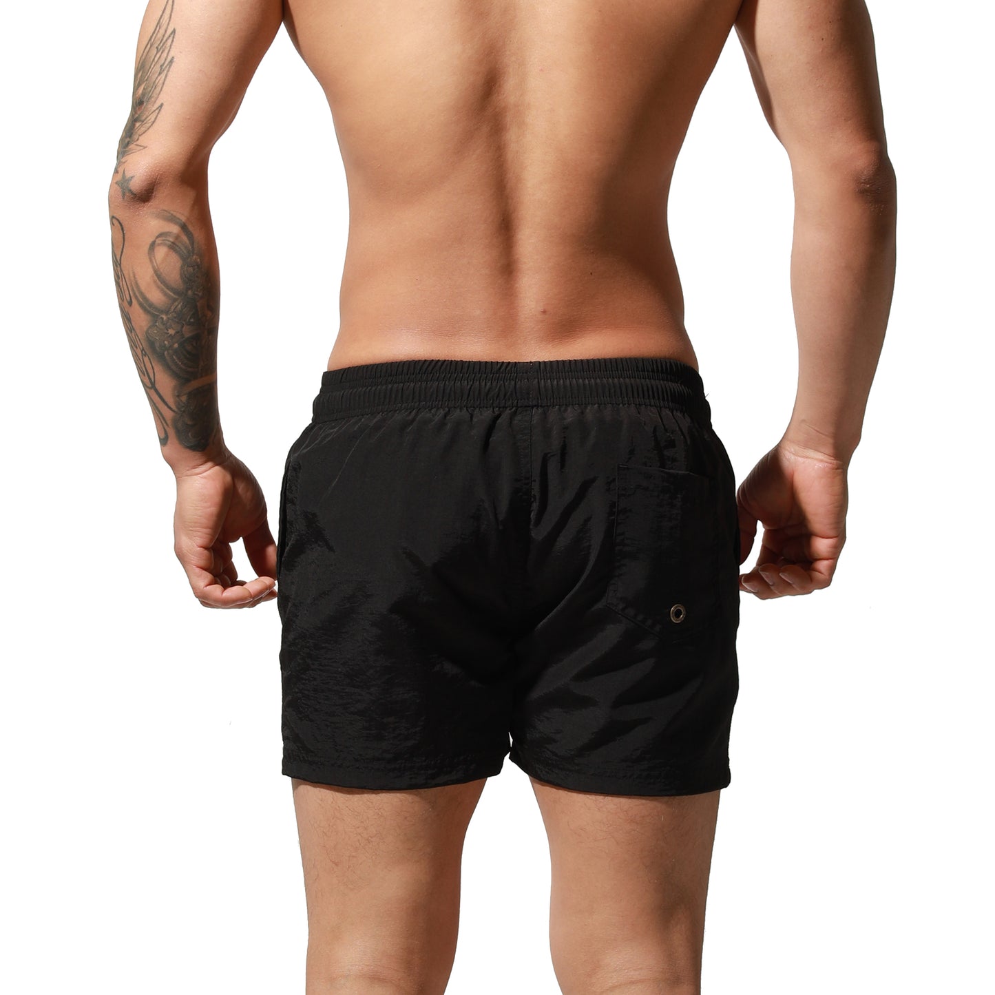 DESMIIT Men's Qucik-Dry Board Shorts Loose Swimming All-Day Comfort Surfing S6020
