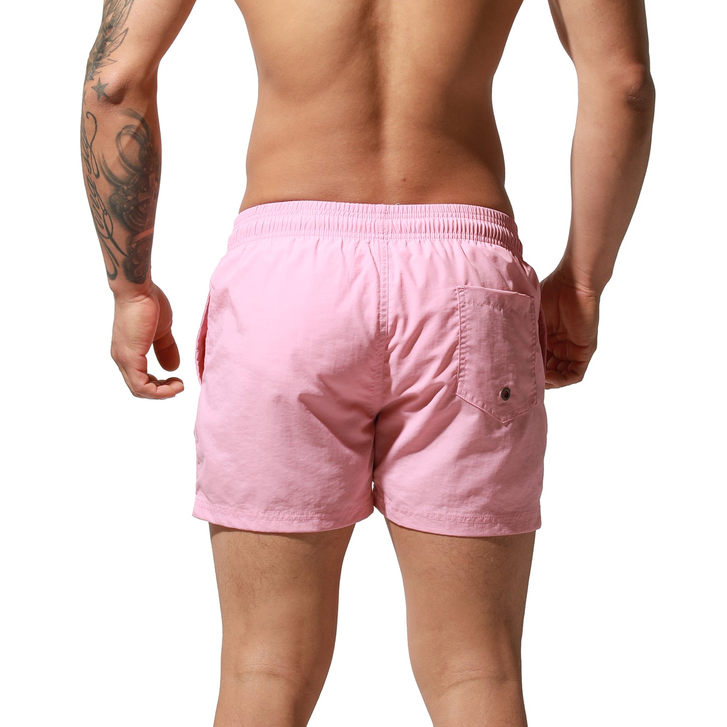 DESMIIT Men's Qucik-Dry Board Shorts Loose Swimming All-Day Comfort Surfing S6020