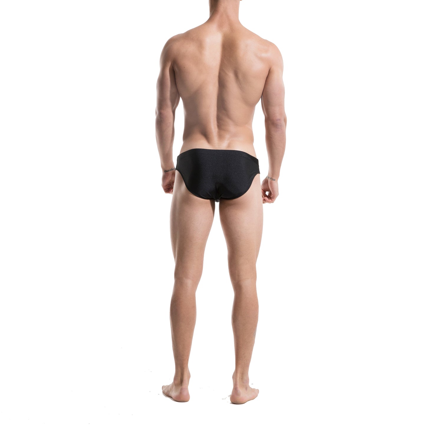 DESMIIIT Men's Triangle swimming briefs sexy convex anti embarrassment big summer Pad Swimwear S320