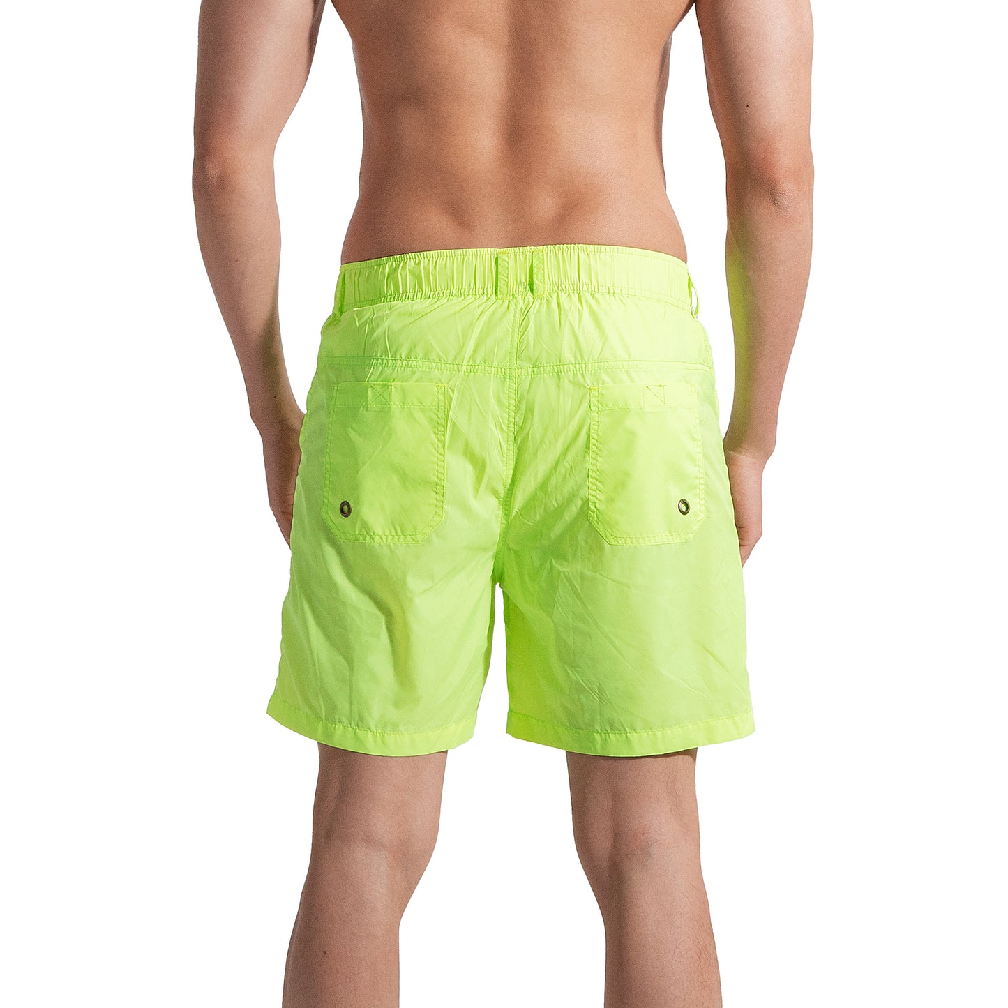 DESMIIT Men's Beach pants vacation travel quick drying 4-point Board Shorts Large swimsuit S8909