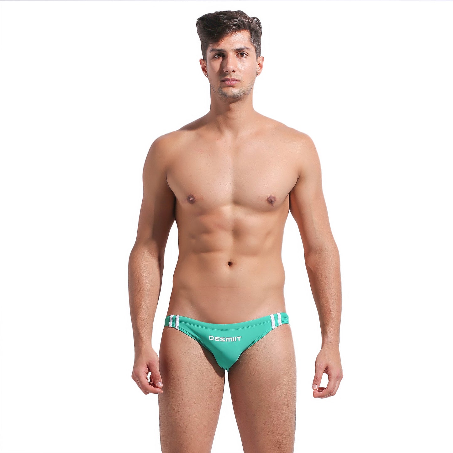 DESMIIT Men's swimming briefs Sexy low waist bikini Tan beach tee Japanese trend Swimwear S312
