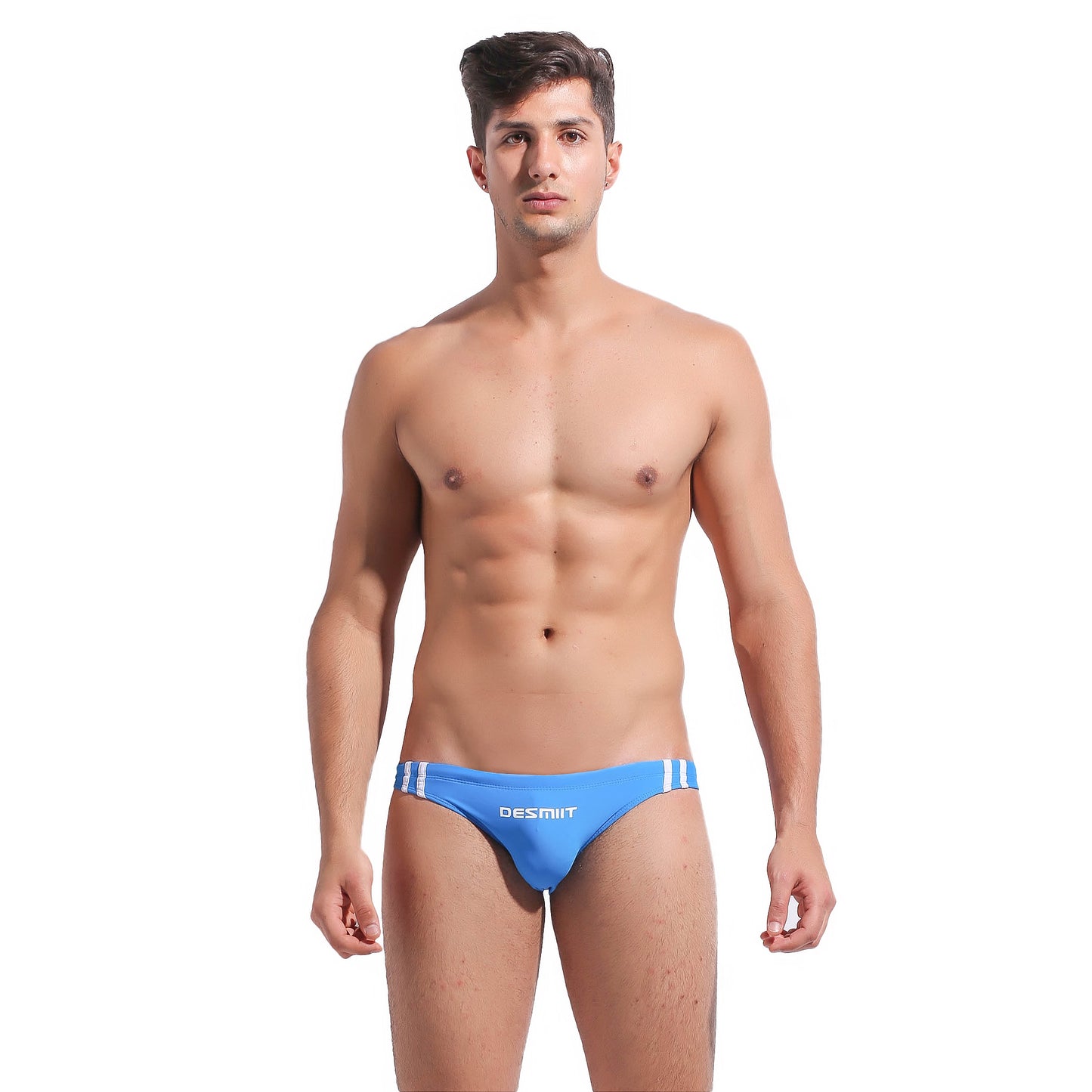 DESMIIT Men's swimming briefs Sexy low waist bikini Tan beach tee Japanese trend Swimwear S312