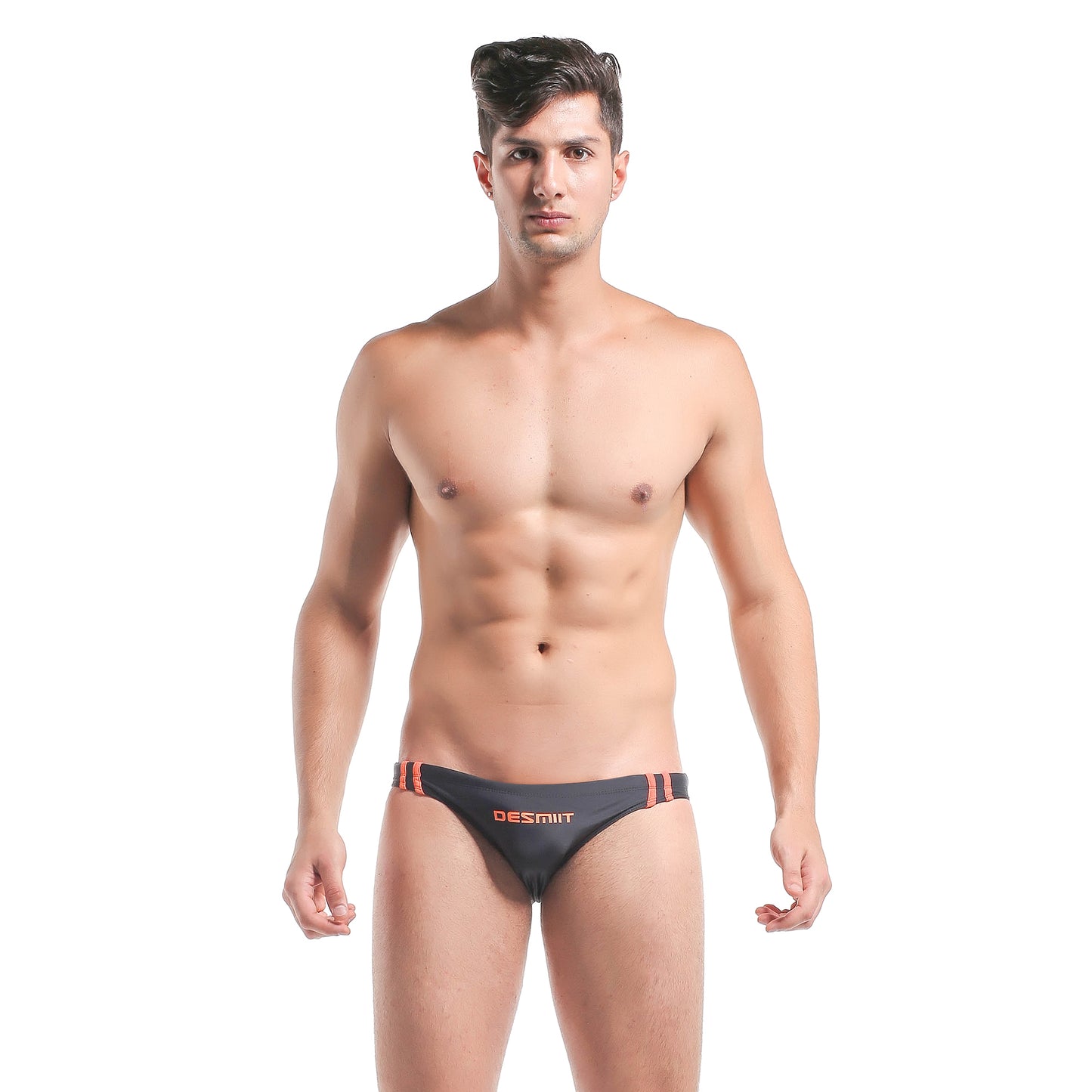 DESMIIT Men's swimming briefs Sexy low waist bikini Tan beach tee Japanese trend Swimwear S312