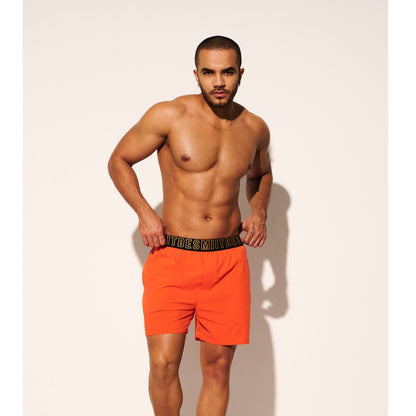 DESMIIT Men's Lightweight Quick Dry Solid Board Shorts with Pockets for Beach Gym Workout Aerobics B3464
