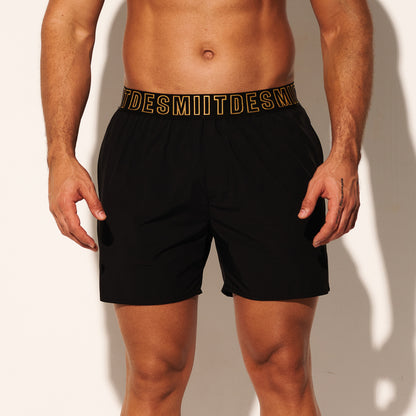 DESMIIT Men's Lightweight Quick Dry Solid Board Shorts with Pockets for Beach Gym Workout Aerobics B3464