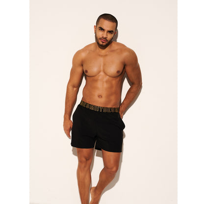 DESMIIT Men's Lightweight Quick Dry Solid Board Shorts with Pockets for Beach Gym Workout Aerobics B3464