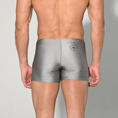 Men's Quick-Drying Swimwear Stretchy Mesh-Lined Sporty Cup Swim Trunks S4524