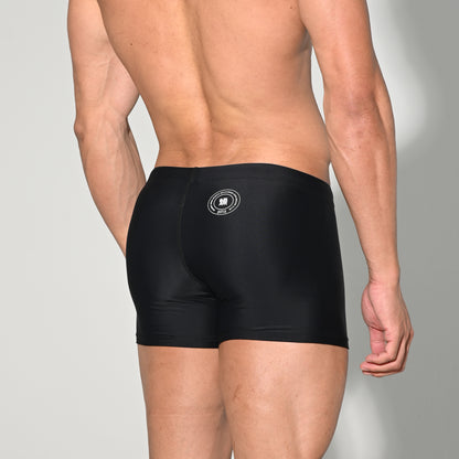 Men's Quick-Drying Swimwear Stretchy Mesh-Lined Sporty Cup Swim Trunks S4524