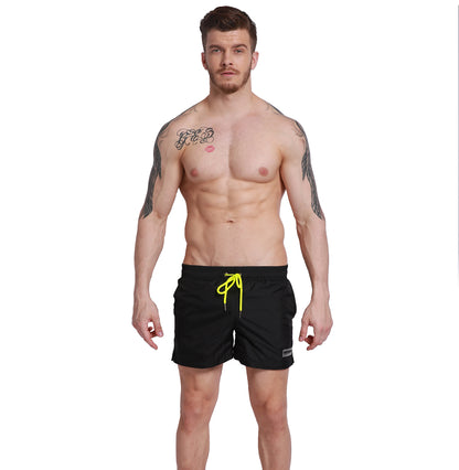 Men's Basic Solid Board Shorts Lightweight Quick-Dry Drawstring Swimwear with Pockets  G301