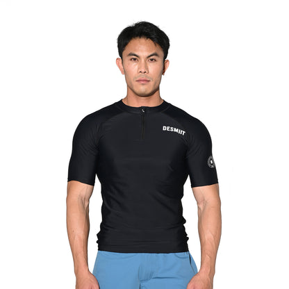 Men's Compression Short Sleeve T-Shirt Sun Protection Base Layer for Running Hiking and Workout  T3506