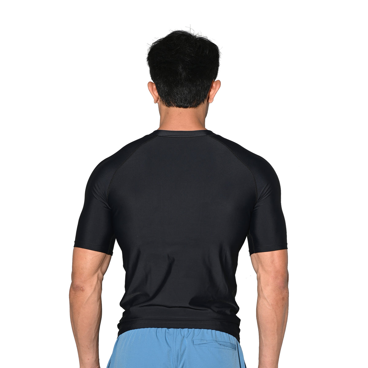 Men's Compression Short Sleeve T-Shirt Sun Protection Base Layer for Running Hiking and Workout  T3506