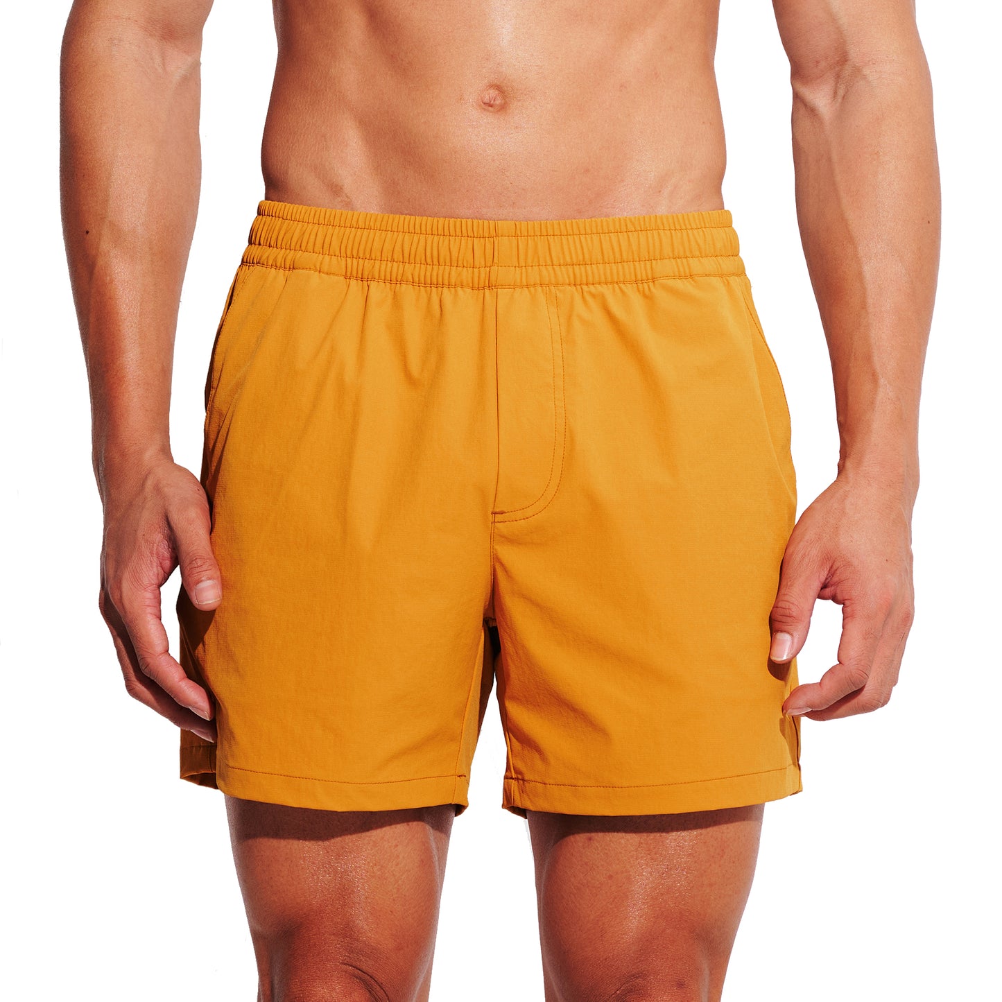 DESMIIT Men's Quick-dry 4‑Way Stretch 2026 Feather‑Light Multi‑Functional for Daily Wear Gym Beach Aerobics B4687