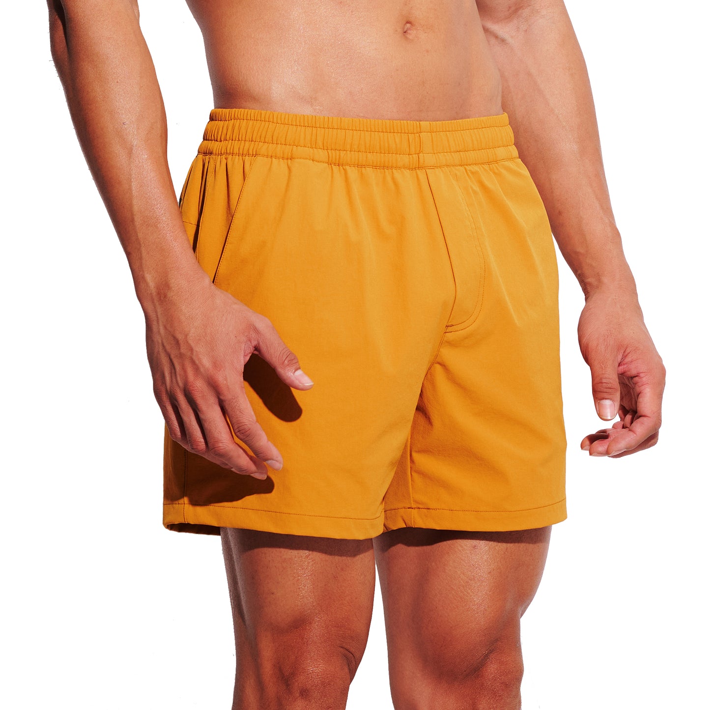DESMIIT Men's Quick-dry 4‑Way Stretch 2026 Feather‑Light Multi‑Functional for Daily Wear Gym Beach Aerobics B4687