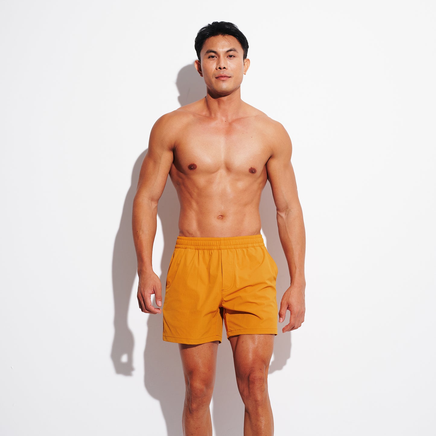 DESMIIT Men's Quick-dry 4‑Way Stretch 2026 Feather‑Light Multi‑Functional for Daily Wear Gym Beach Aerobics B4687