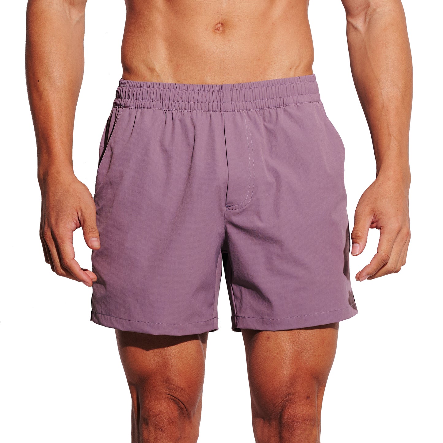 DESMIIT Men's Quick-dry 4‑Way Stretch 2026 Feather‑Light Multi‑Functional for Daily Wear Gym Beach Aerobics B4687