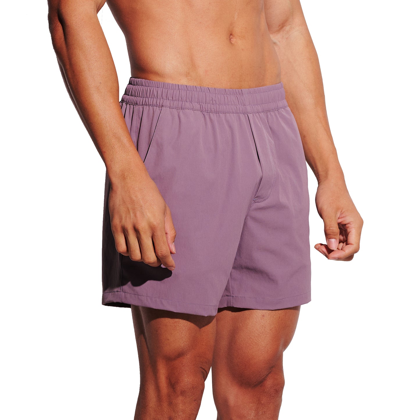 DESMIIT Men's Quick-dry 4‑Way Stretch 2026 Feather‑Light Multi‑Functional for Daily Wear Gym Beach Aerobics B4687