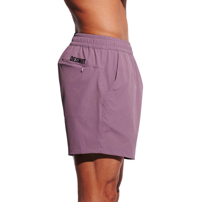 DESMIIT Men's Quick-dry 4‑Way Stretch 2026 Feather‑Light Multi‑Functional for Daily Wear Gym Beach Aerobics B4687