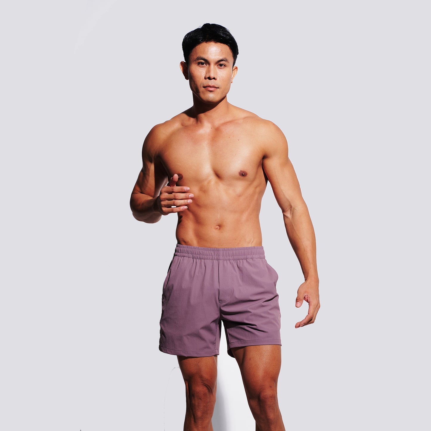 DESMIIT Men's Quick-dry 4‑Way Stretch 2026 Feather‑Light Multi‑Functional for Daily Wear Gym Beach Aerobics B4687