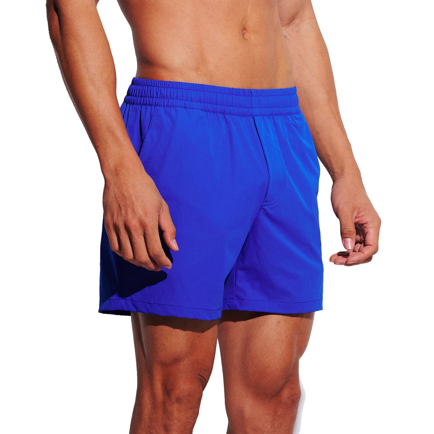 DESMIIT Men's Quick-dry 4‑Way Stretch 2026 Feather‑Light Multi‑Functional for Daily Wear Gym Beach Aerobics B4687
