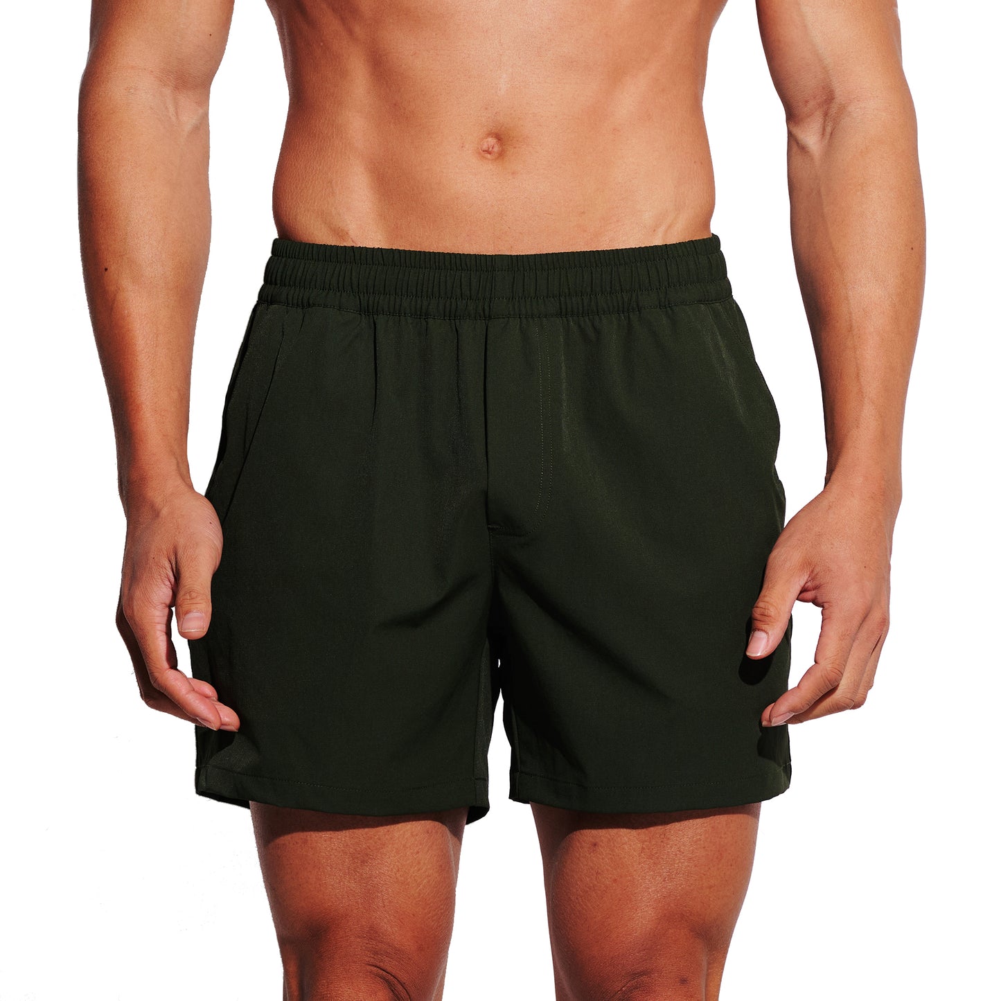 DESMIIT Men's Quick-dry 4‑Way Stretch 2026 Feather‑Light Multi‑Functional for Daily Wear Gym Beach Aerobics B4687
