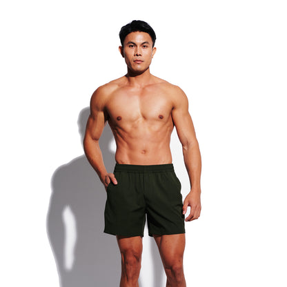 DESMIIT Men's Quick-dry 4‑Way Stretch 2026 Feather‑Light Multi‑Functional for Daily Wear Gym Beach Aerobics B4687