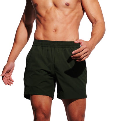 DESMIIT Men's Quick-dry 4‑Way Stretch 2026 Feather‑Light Multi‑Functional for Daily Wear Gym Beach Aerobics B4687