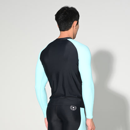 Men's Compression Long Sleeve T-Shirt Sun Protection Base Layer for Running Hiking and Workout  T5507