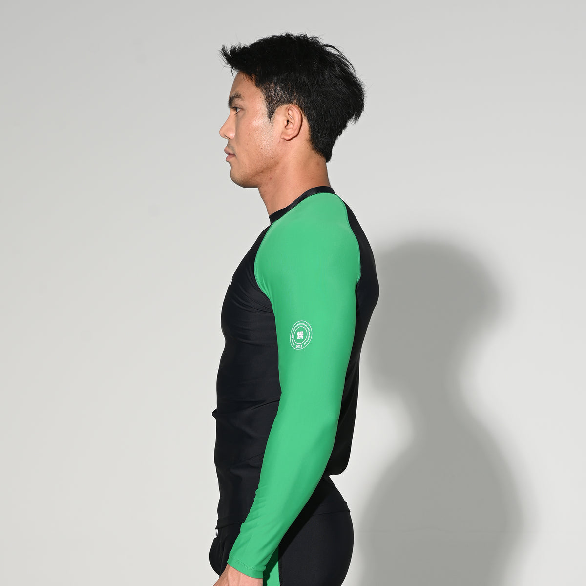 Men's Compression Long Sleeve T-Shirt Sun Protection Base Layer for Running Hiking and Workout  T5507