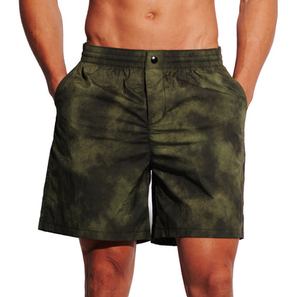 DESMIIT Men's Fashion Swim Board Shorts, Structured Fabric, Quick‑Dry Breathable Summer Beach Shorts B5698