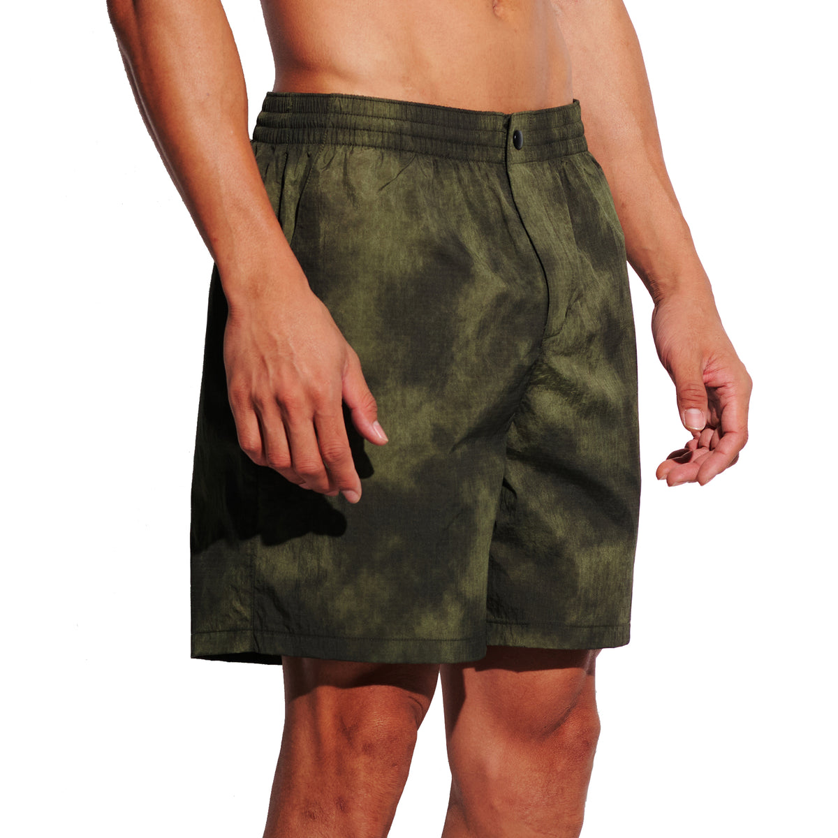 DESMIIT Men's Fashion Swim Board Shorts, Structured Fabric, Quick‑Dry Breathable Summer Beach Shorts B5698