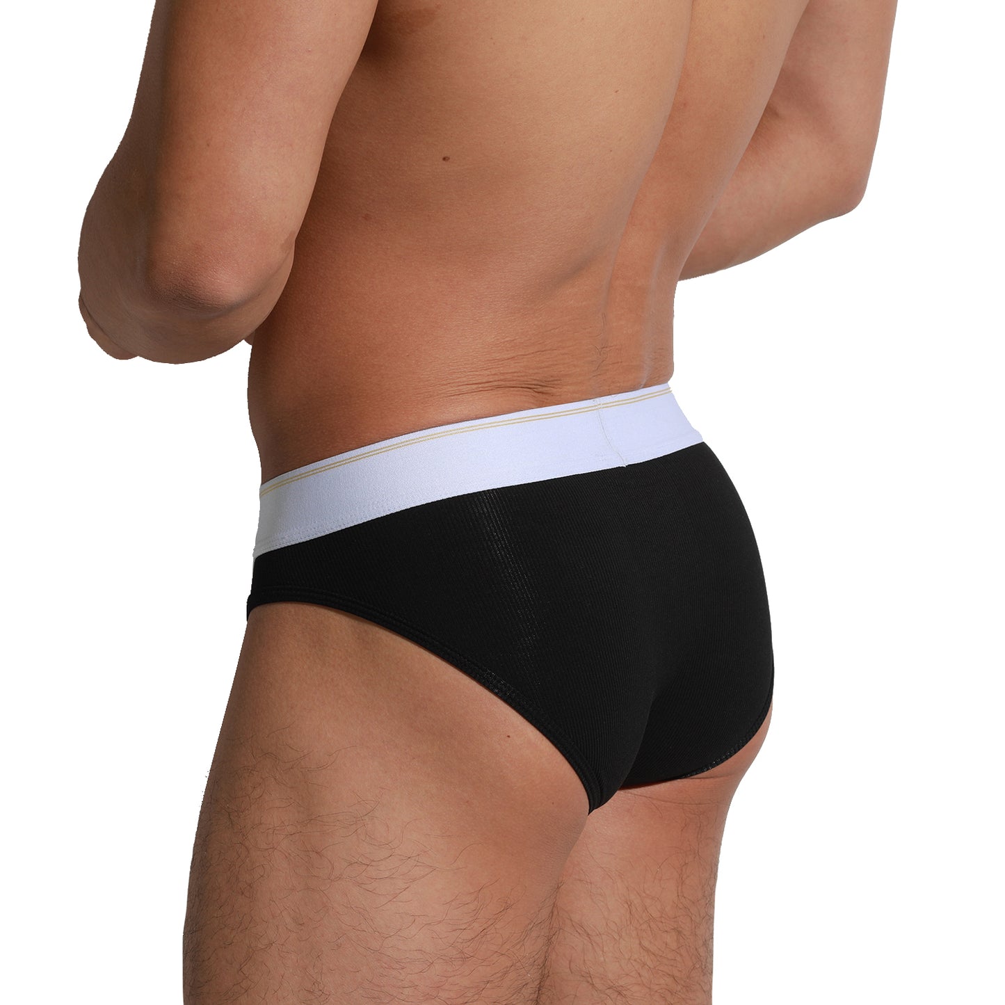 Men's Tagless Men's Underwear  Briefs  Soft Elastic Breathable Contoured Pouch Comfort U3004