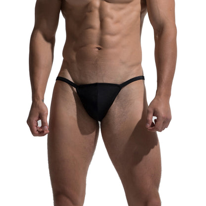 DESMIIT Men's Bikini swimming Sunbathing sexy triangle low waist  Swimwear drawstring-free S205