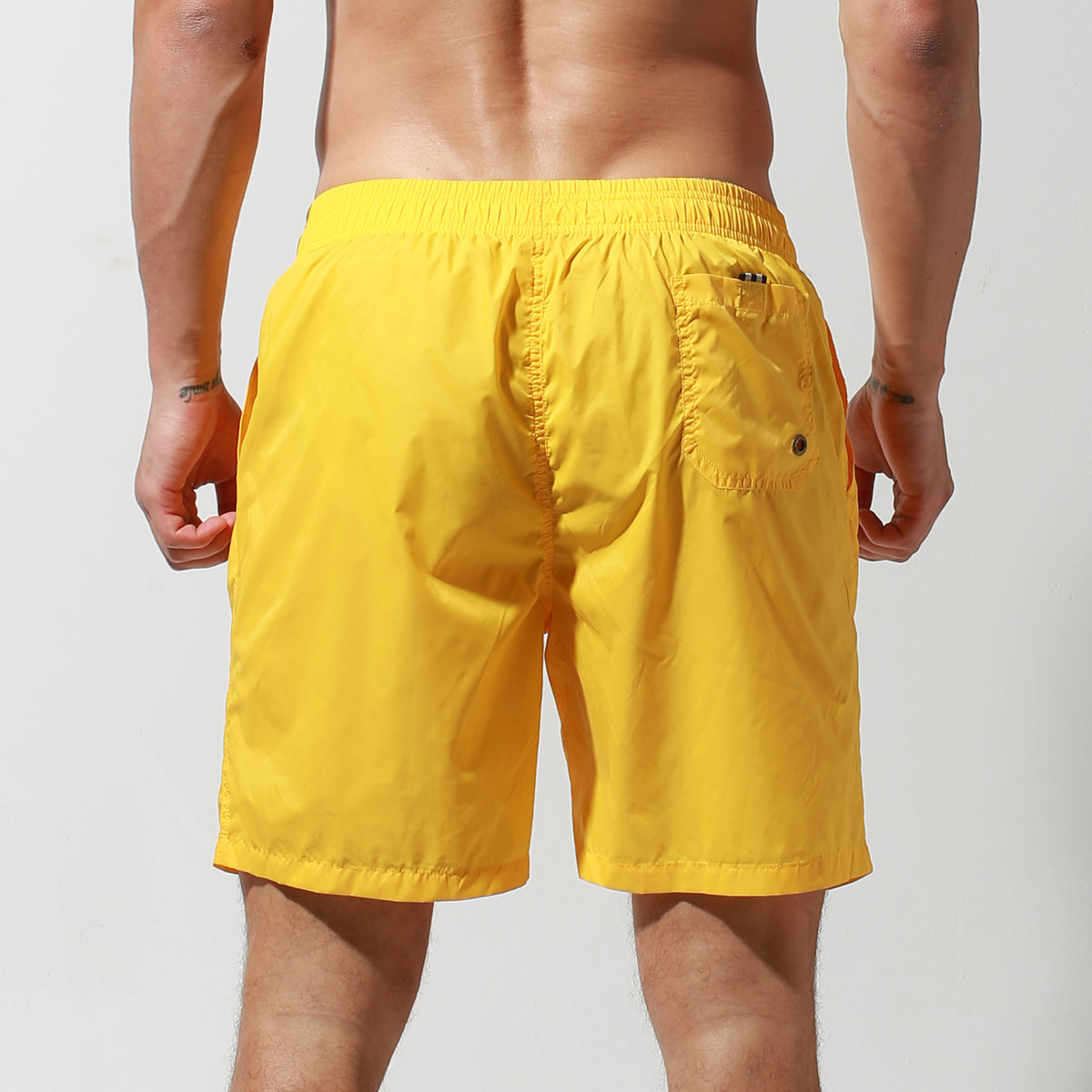 DESMIIT Men's Quick-Dry Basic Swim Board Shorts Thin Easy taken S8910