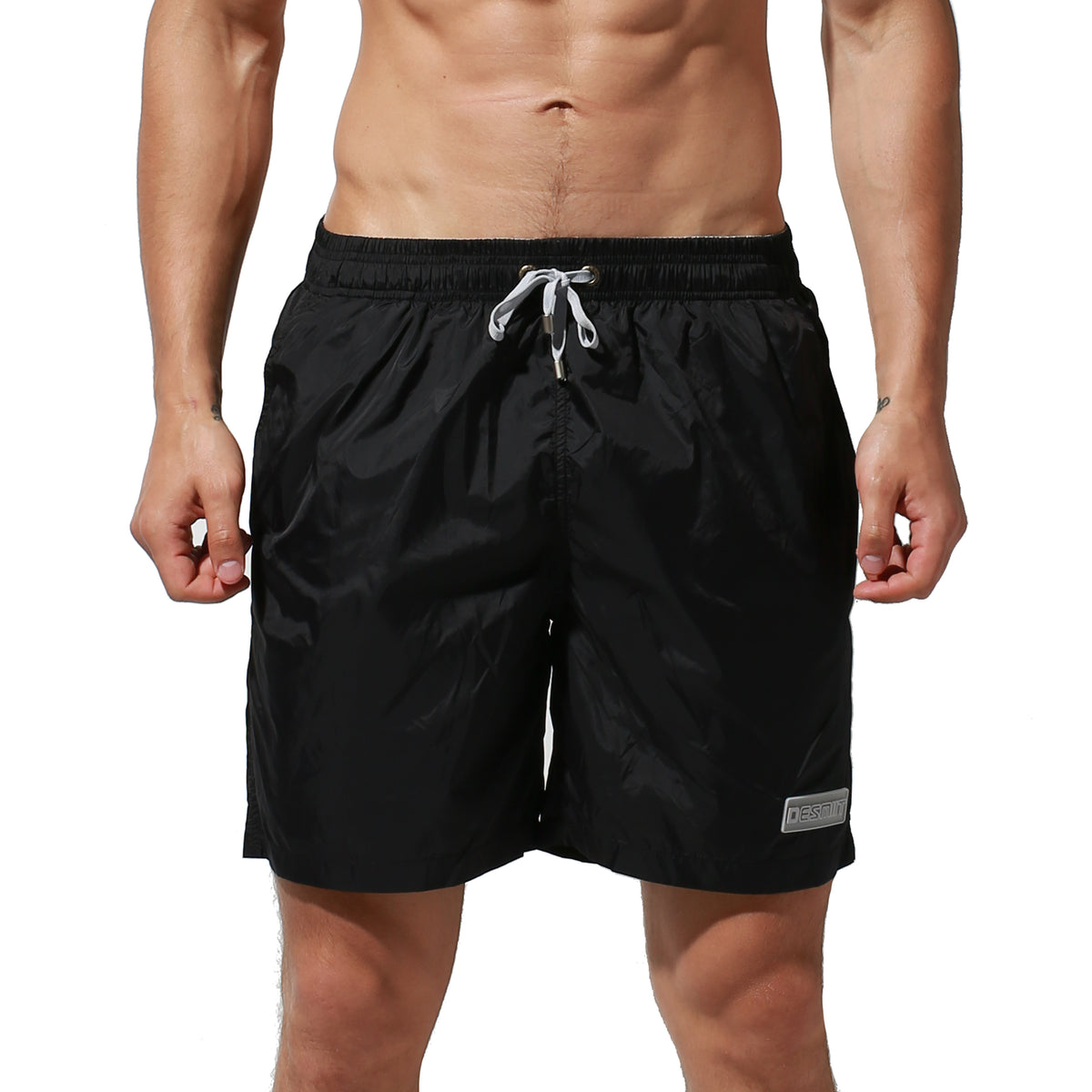 DESMIIT Men's Quick-Dry Basic Swim Board Shorts Thin Easy taken S8910