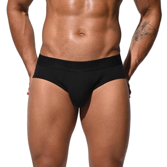 Men's Tagless Modal Underwear Brief Pink Screw thread Elasticity Panties  U3102