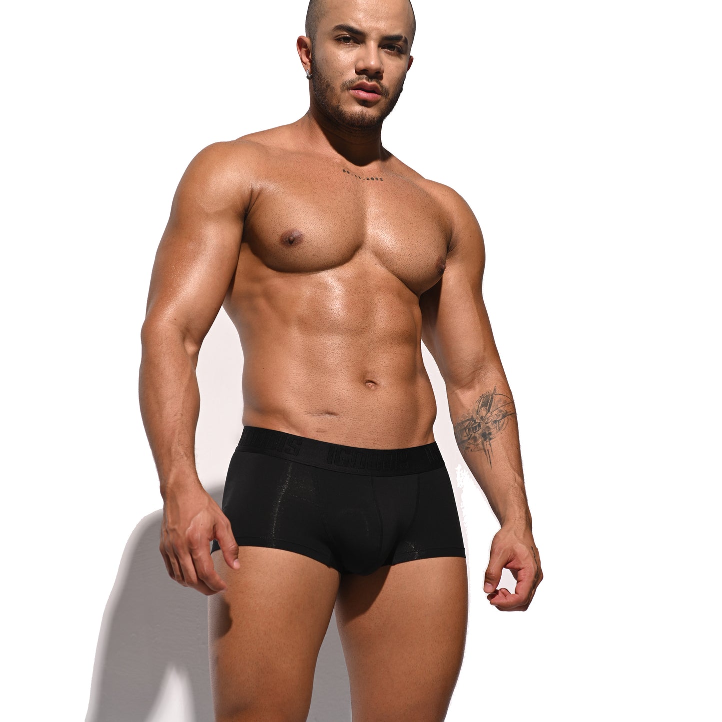 Men's Slim-Fit Boxer Briefs - Soft Lightweight High Elasticity Healthy Fabric Underwear U4101