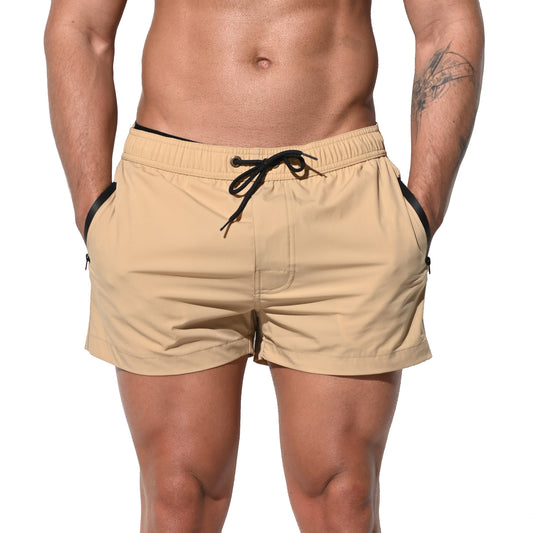 Men's Sexy Hot Thin Sports Shorts Portable Board Shorts Swimwear B2234