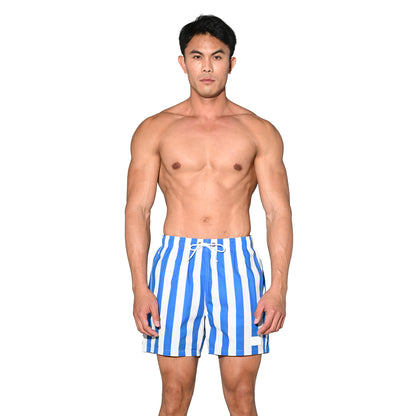 Fast Dry Men’s Drawstring Board Shorts Durable Beach Shorts Sports Swimwear with Pockets B3573