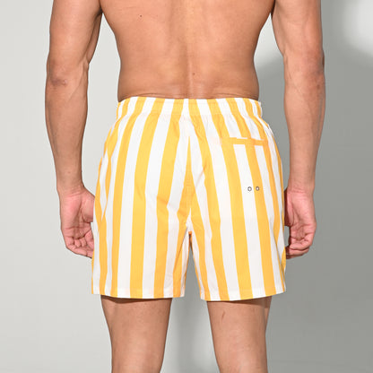 Fast Dry Men’s Drawstring Board Shorts Durable Beach Shorts Sports Swimwear with Pockets B3573