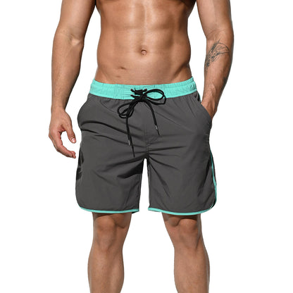 DESMIIT Men's loose Board shorts Elastic quick drying Vacation shorts Swimwear B4118