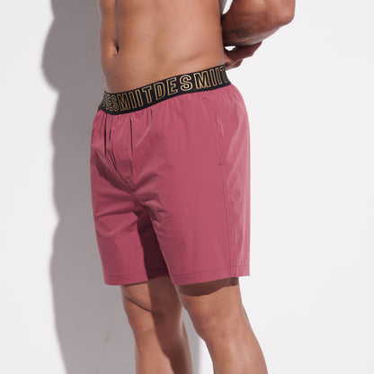 DESMIIT Men's Solid Ultra‑Short 4‑Way Stretch Quick‑Dry Board Shorts, Feather‑Light for Gym Beach Aerobics B4352