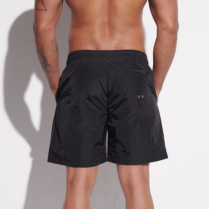 DESMIIT Men's Fashion Cargo‑Style Printed Swim Board Shorts, Quick‑Dry Breathable Beach Trunks B4354