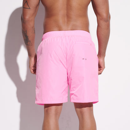 DESMIIT Men's Fashion Cargo‑Style Printed Swim Board Shorts, Quick‑Dry Breathable Beach Trunks B4354