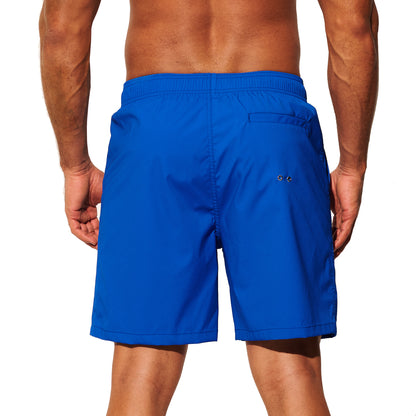 DESMIIT Men's Short‑Cut Breathable Quick‑Dry Drawstring Board Shorts with Pockets, Summer Beach Swim Trunks for Aerobics Casual Daily Wear B4562