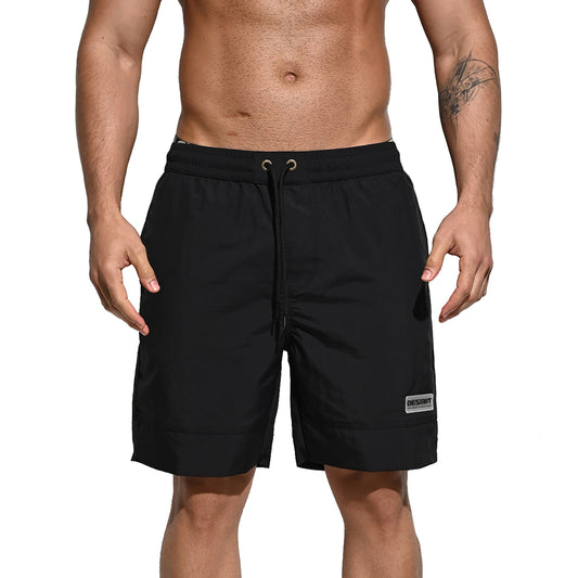 DESMIIT Men's Loose Board Shorts Quick Dry Sports Gym Shorts Relax Trunks Swimming B5115